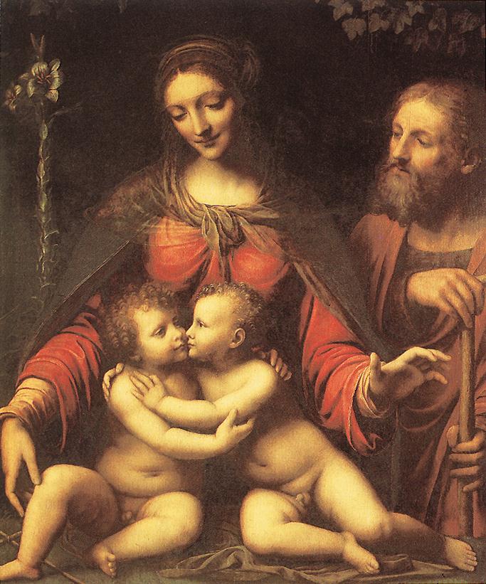 Holy Family with the Infant St John af